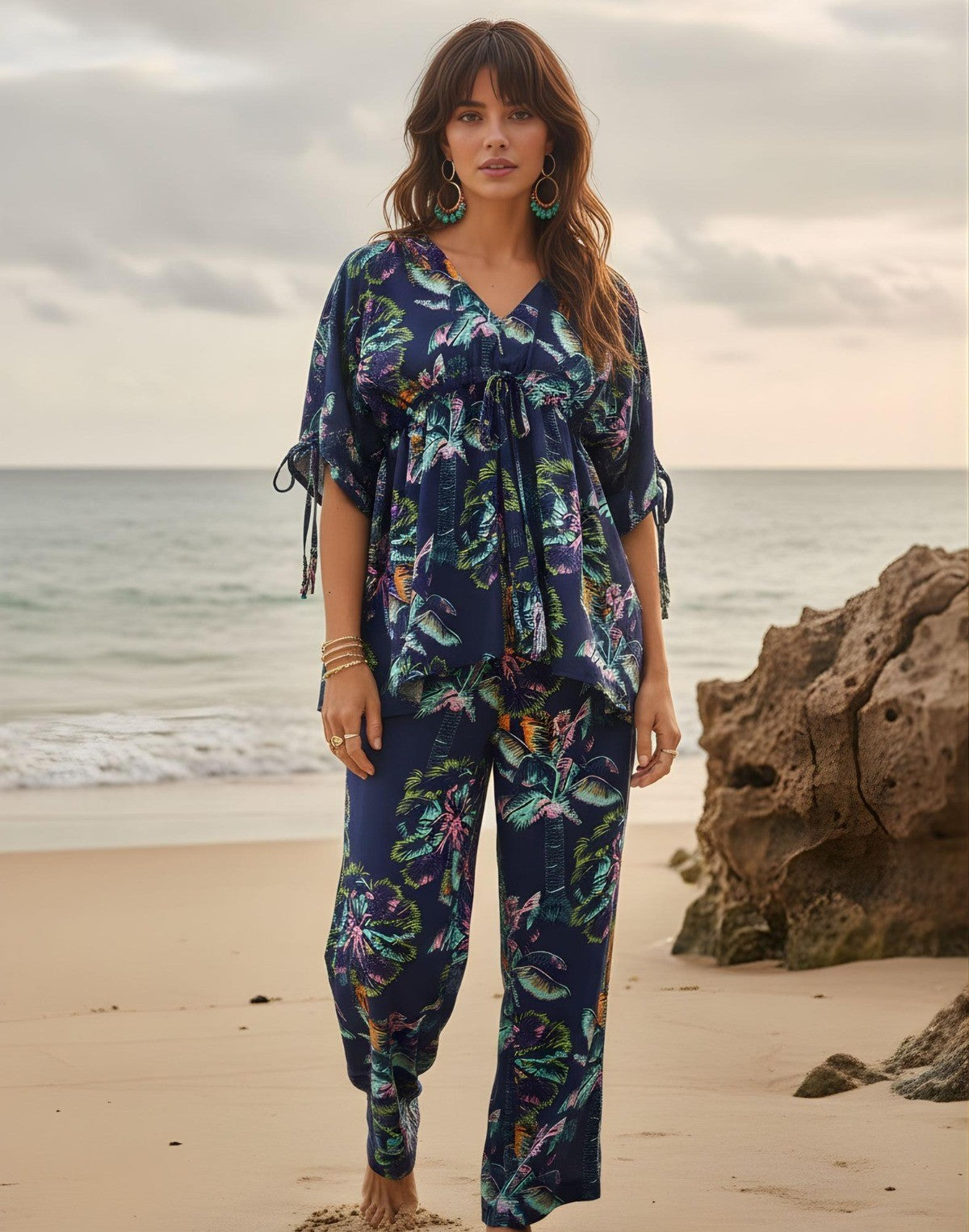 Tropical Breeze Printed Co-Ord Set