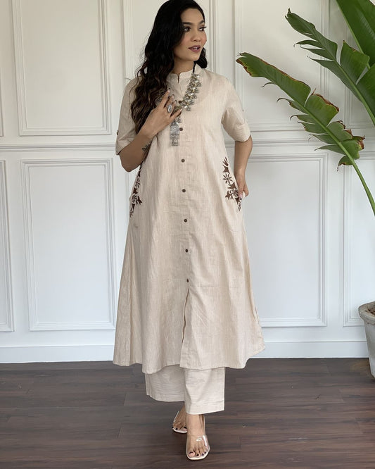 South Cotton Aline Kurta Set