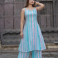 West Bengal hand khadi Spaghetti top culottes