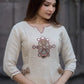 Handkhadi work Kurta with culottes