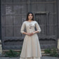 Handkhadi work Kurta with culottes