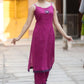 Handloom Buti Spaghetti Top & Culottes