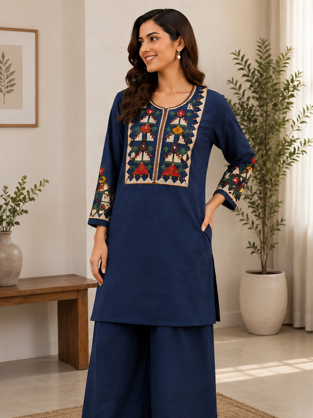 Cotton Kurti Palazzo